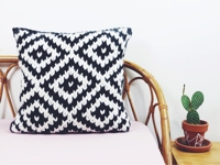 instructables Trustthemojo Knitted Jacquard Pillow